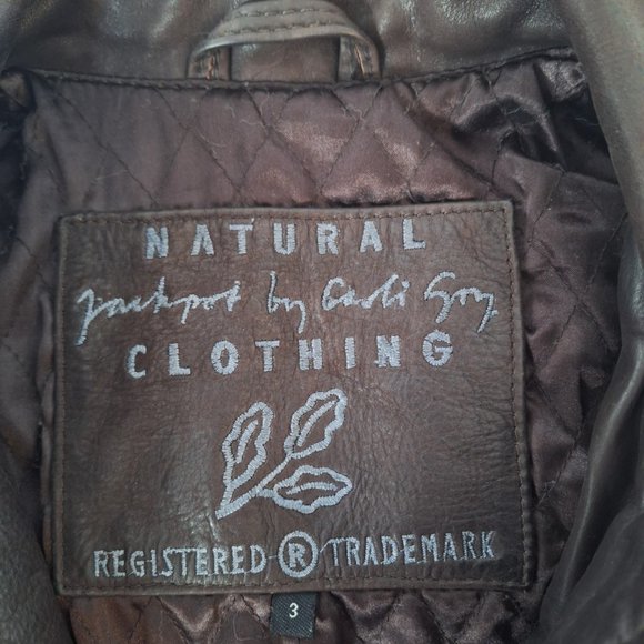 Vintage Jackpot Leather Jacket by Carli Gry Made in Denmark - Picture 4 of 14